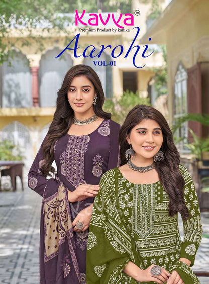 Aarohi Vol 1 Kavya Readymade Cotton Pant Suits Supplier Gujarat