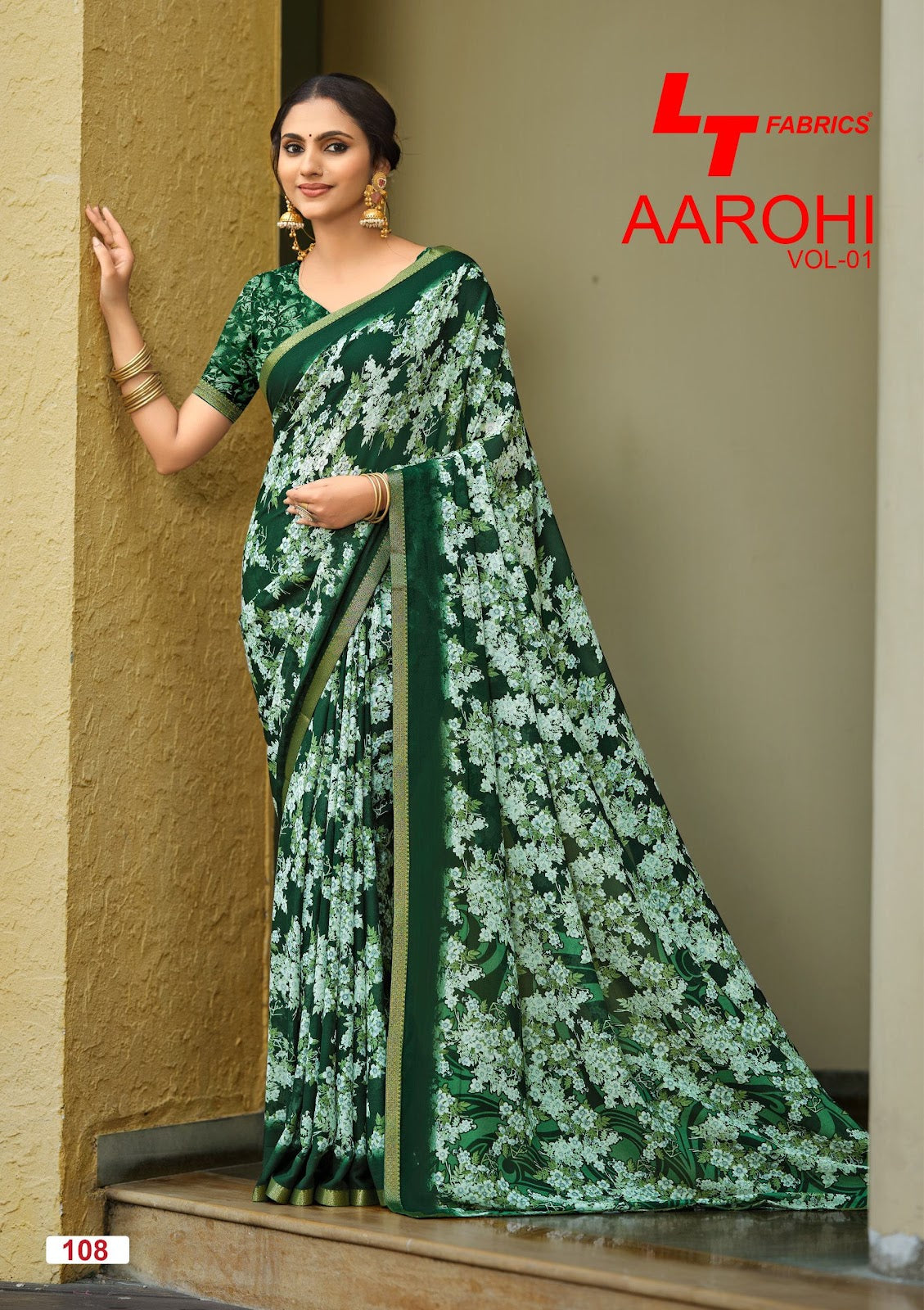 Aarohi Vol 1 Lt Fabrics Sarees Manufacturer
