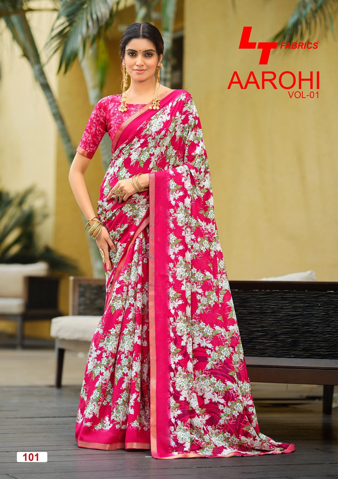 Aarohi Vol 1 Lt Fabrics Sarees Manufacturer