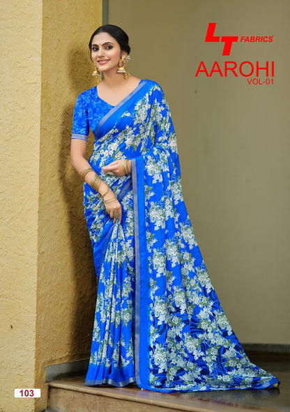 Aarohi Vol 1 Lt Fabrics Sarees Manufacturer