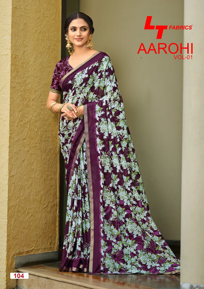 Aarohi Vol 1 Lt Fabrics Sarees Manufacturer