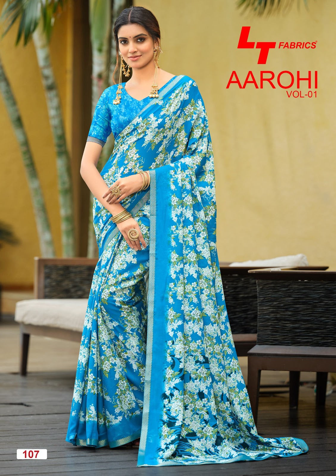 Aarohi Vol 1 Lt Fabrics Sarees Manufacturer