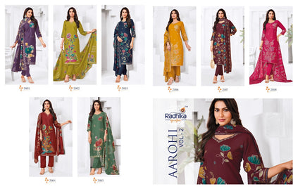 Aarohi Vol 2 Radhika Lifestyle Modal Readymade Pant Style Suits Supplier India