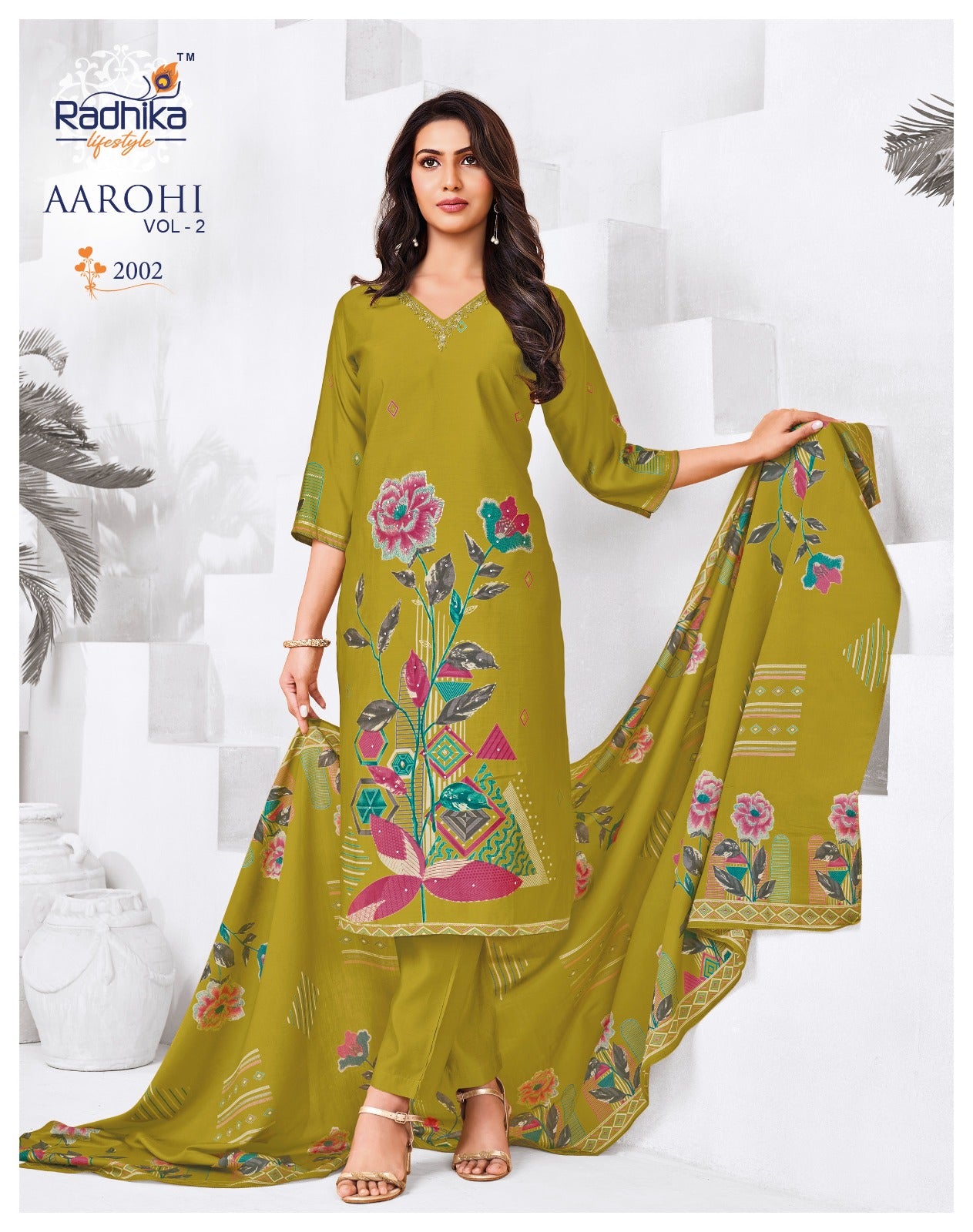 Aarohi Vol 2 Radhika Lifestyle Modal Readymade Pant Style Suits Supplier India