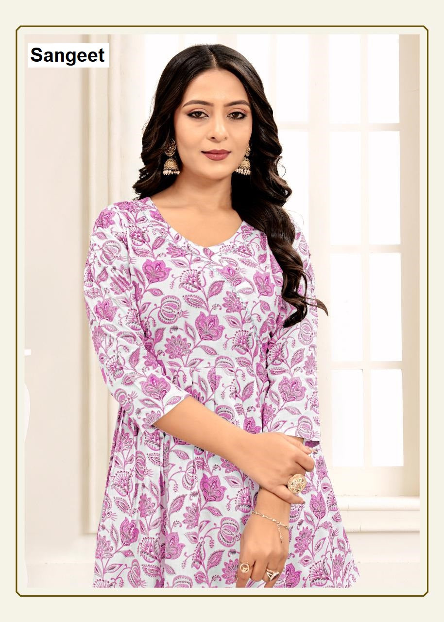 Aarohi Vol 3 Sangeet Heavy Rayon Fancy Tops Wholesale Price