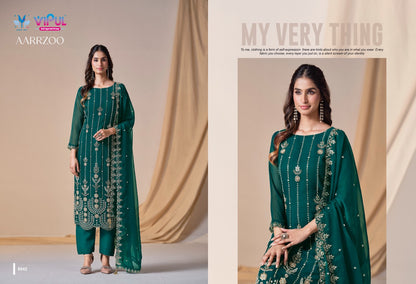 Aarrzoo Vipul Chiffon Pant Style Suits Supplier