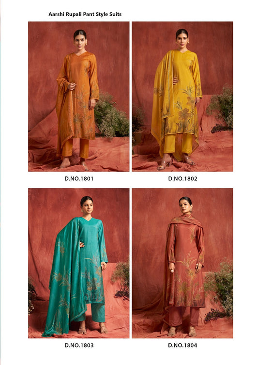 Aarshi Rupali Muslin Pant Style Suits Exporter