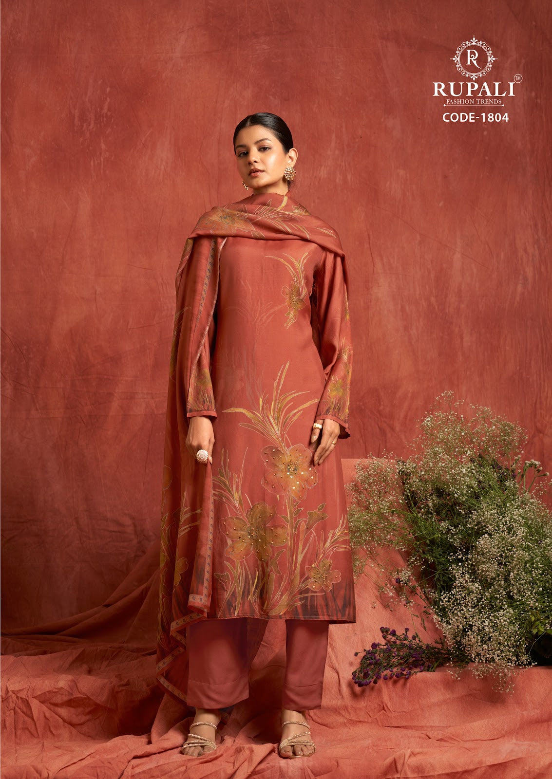 Aarshi Rupali Muslin Pant Style Suits Exporter
