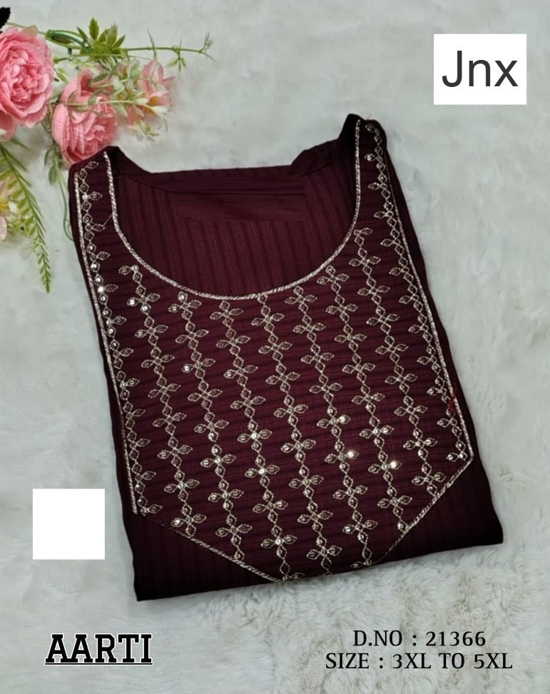 Aarti 020126 Jnx Plus Size Kurtis Manufacturer India