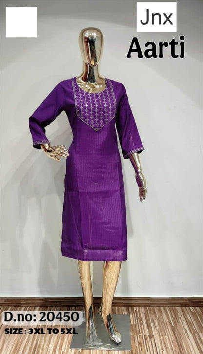 Aarti 020126 Jnx Plus Size Kurtis Manufacturer India
