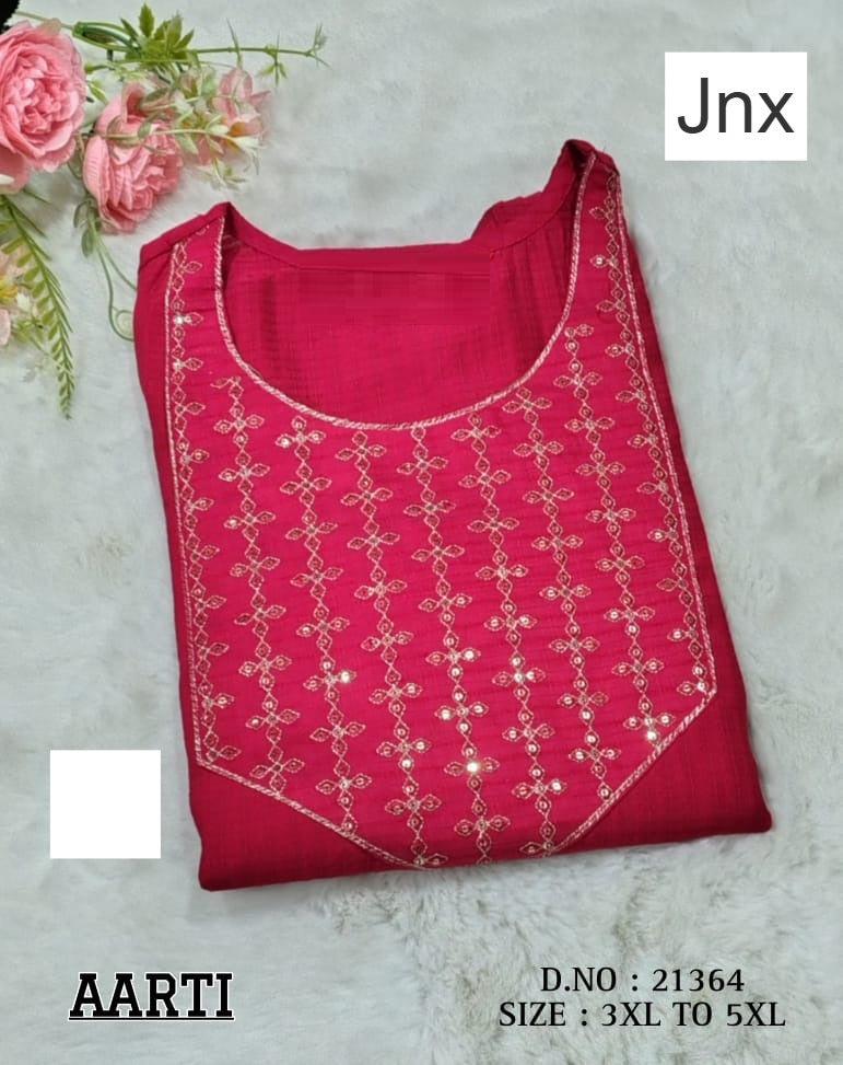Aarti 020126 Jnx Plus Size Kurtis Manufacturer India
