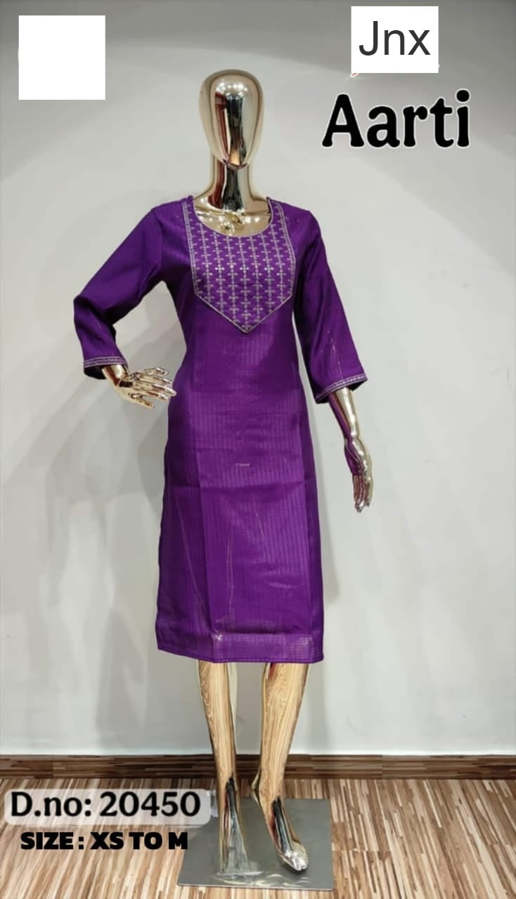 Aarti Jnx Berlin Kurti With Pocket Supplier India