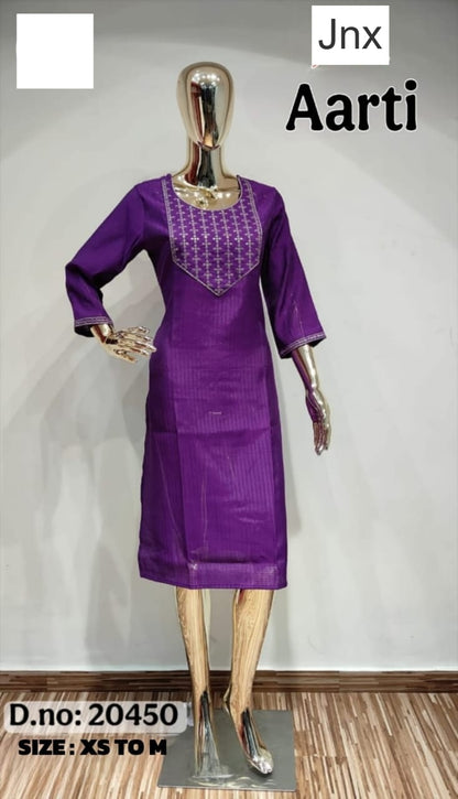 Aarti Jnx Berlin Kurti With Pocket Supplier India