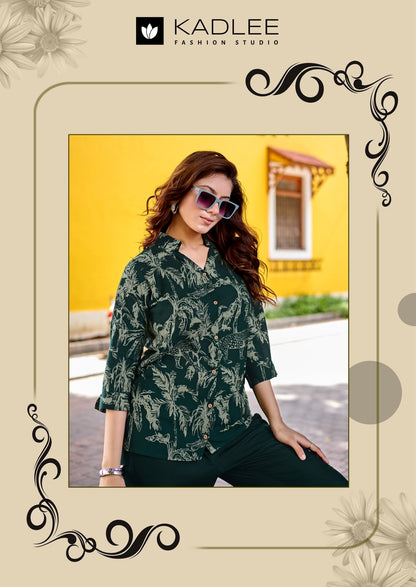 Aaru Kadlee Rayon Co Ord Set Wholesale