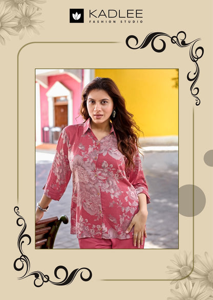 Aaru Kadlee Rayon Co Ord Set Wholesale