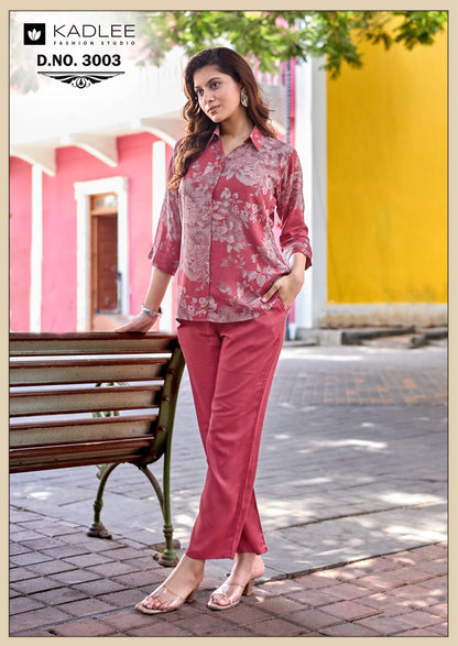 Aaru Kadlee Rayon Co Ord Set Wholesale