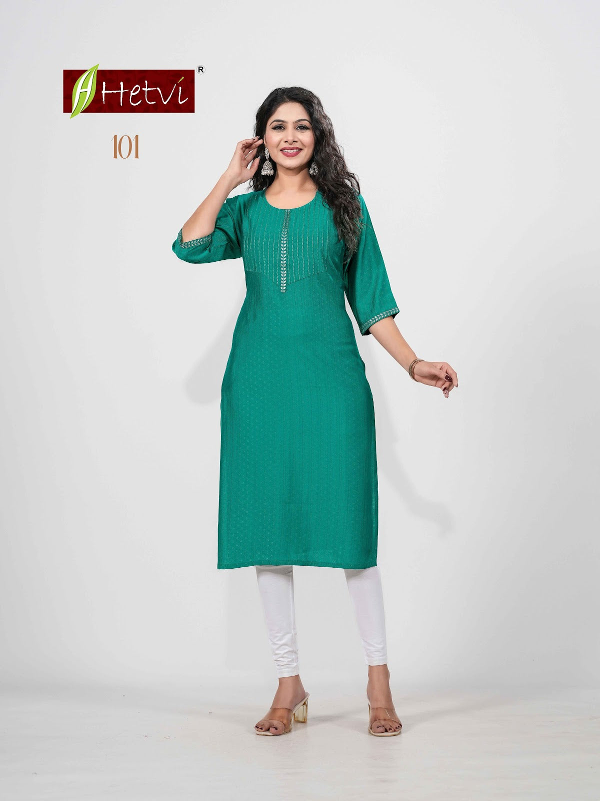 Aarushi Hetvi Dobby Straight Cut Kurtis Wholesaler Ahmedabad