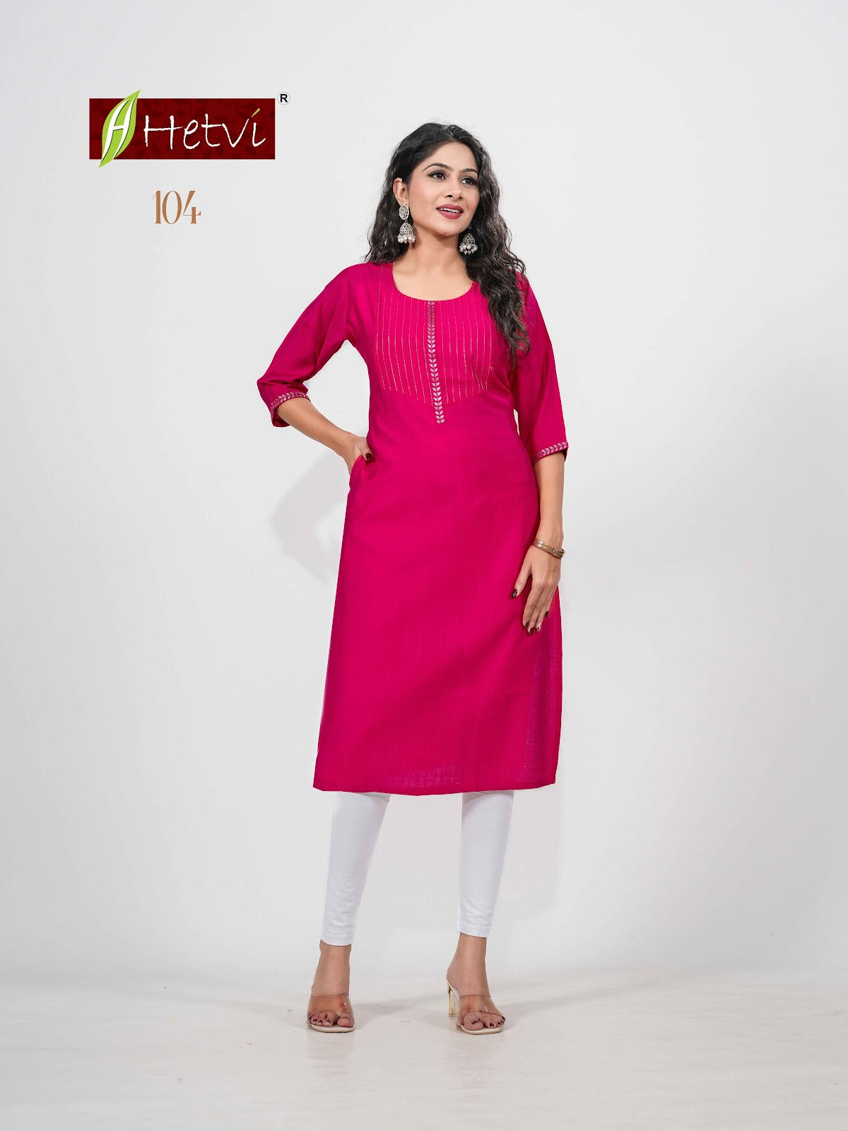 Aarushi Hetvi Dobby Straight Cut Kurtis Wholesaler Ahmedabad