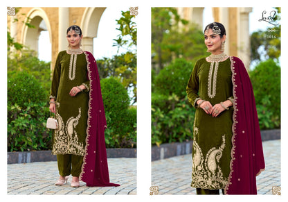Aarushi Levisha Velvet Suits Exporter India