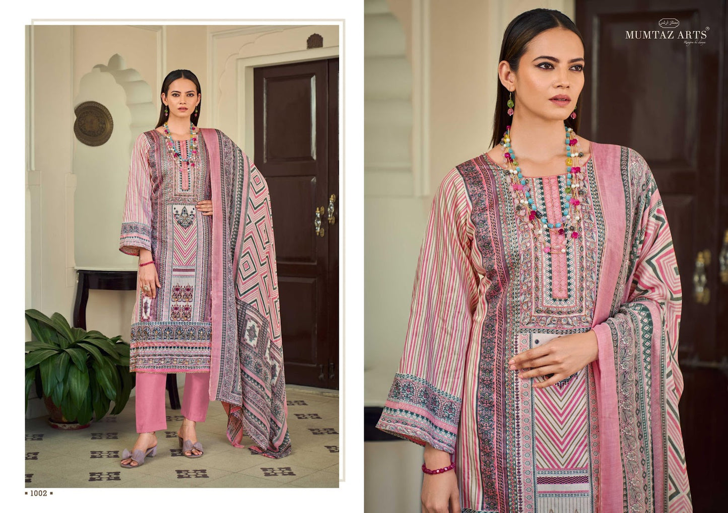 Aarushi Mumtaz Arts Jam Satin Karachi Salwar Suits Manufacturer India