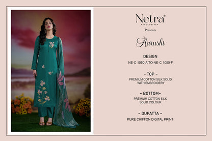 Aarushi Netra Premium Cotton Pant Style Suits Supplier Ahmedabad