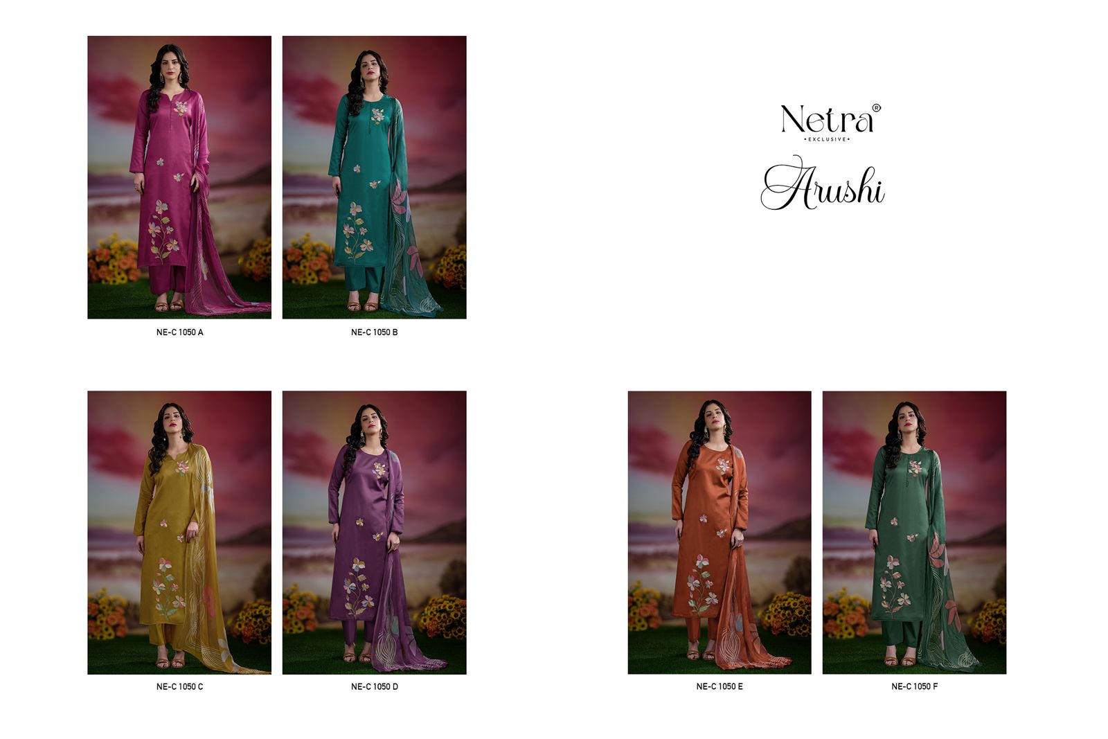 Aarushi Netra Premium Cotton Pant Style Suits Supplier Ahmedabad
