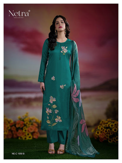 Aarushi Netra Premium Cotton Pant Style Suits Supplier Ahmedabad