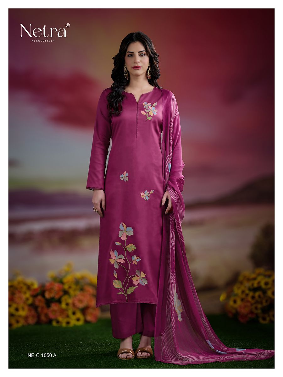 Aarushi Netra Premium Cotton Pant Style Suits Supplier Ahmedabad