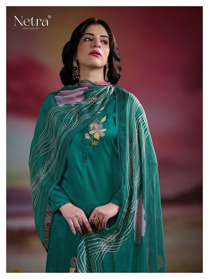 Aarushi Netra Premium Cotton Pant Style Suits Supplier Ahmedabad