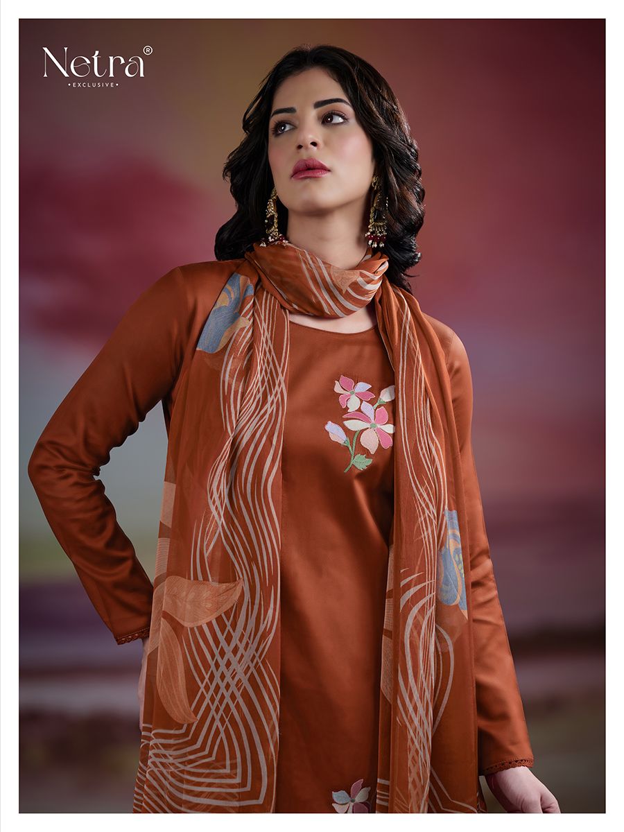 Aarushi Netra Premium Cotton Pant Style Suits Supplier Ahmedabad