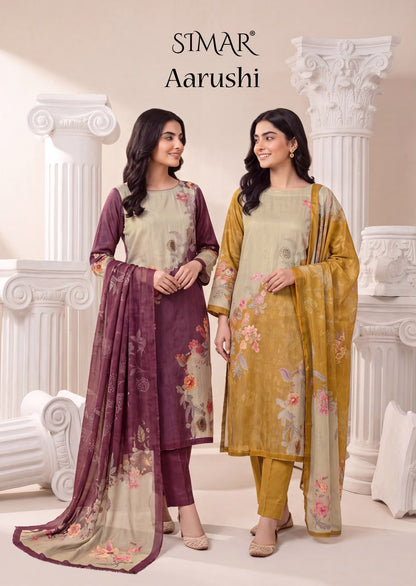 Aarushi Simar Viscose Organza Pant Style Suits Exporter