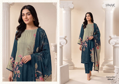 Aarushi Simar Viscose Organza Pant Style Suits Exporter