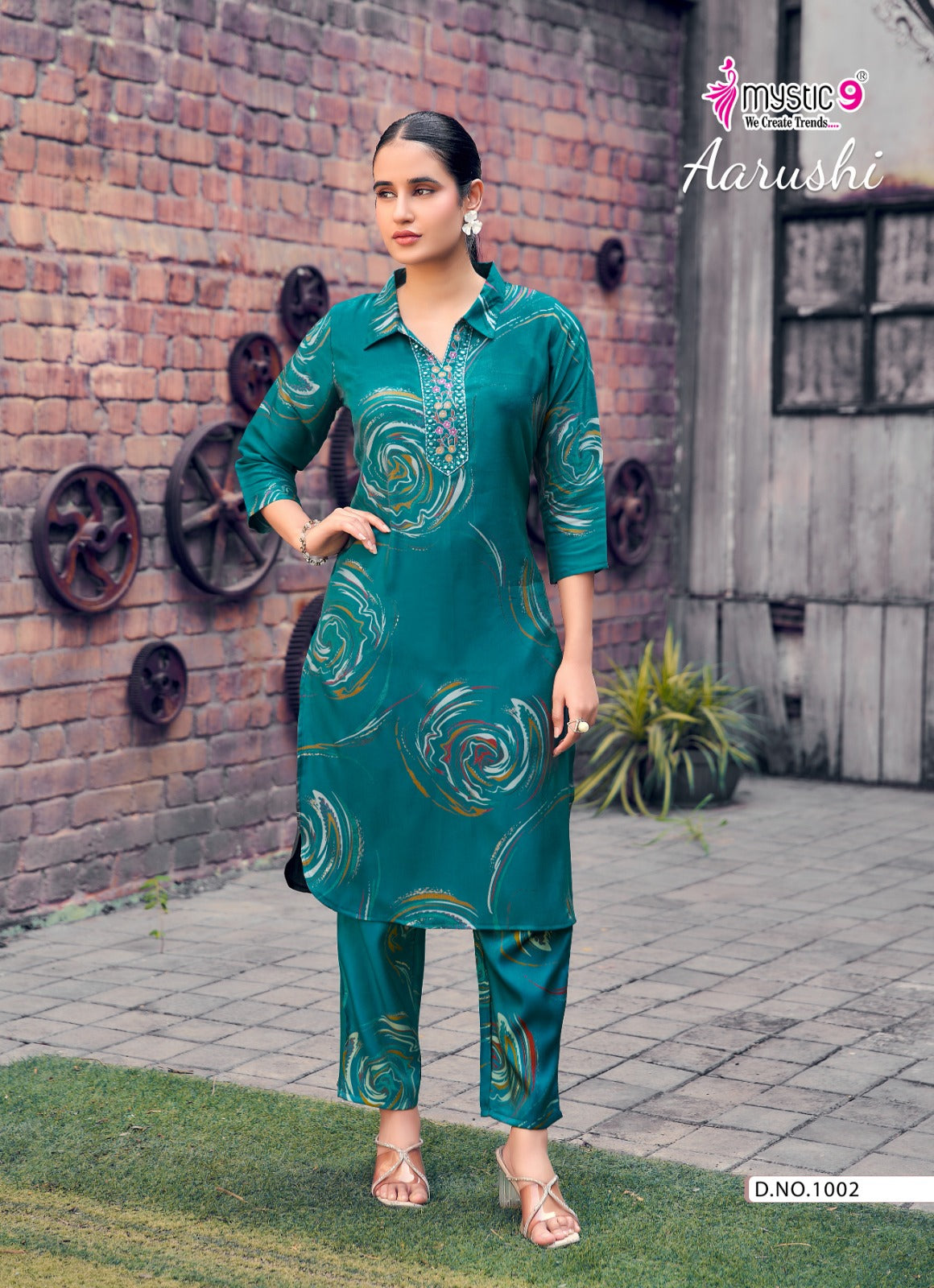 Aarushi Vol 1 Mystic 9 Roman Co Ord Set Manufacturer Ahmedabad