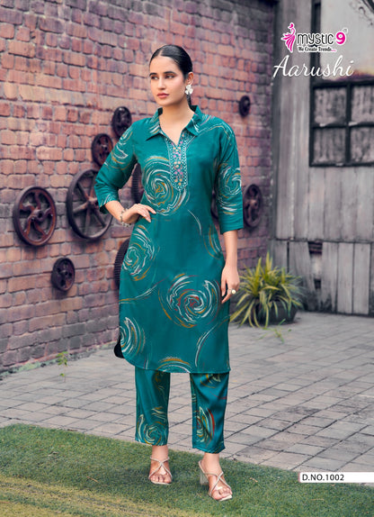 Aarushi Vol 1 Mystic 9 Roman Co Ord Set Manufacturer Ahmedabad