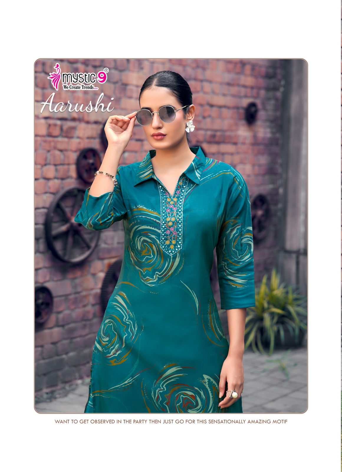 Aarushi Vol 1 Mystic 9 Roman Co Ord Set Manufacturer Ahmedabad