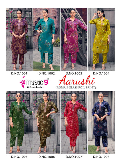 Aarushi Vol 1 Mystic 9 Roman Co Ord Set Manufacturer Ahmedabad