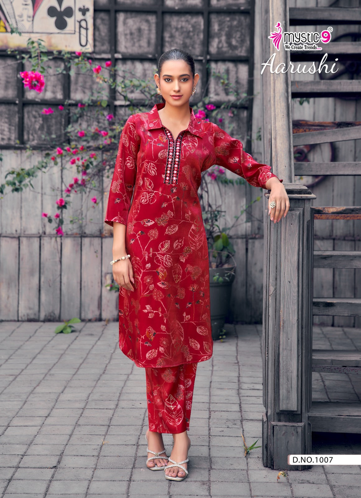Aarushi Vol 1 Mystic 9 Roman Co Ord Set Manufacturer Ahmedabad