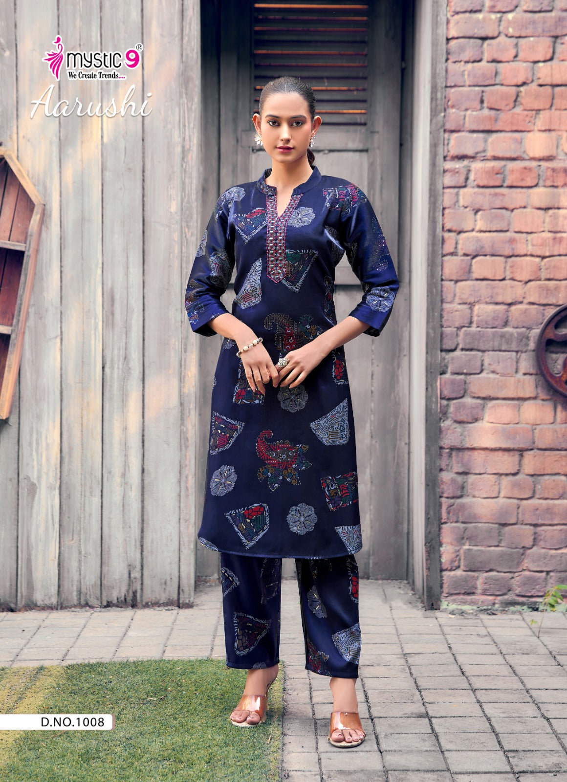 Aarushi Vol 1 Mystic 9 Roman Co Ord Set Manufacturer Ahmedabad