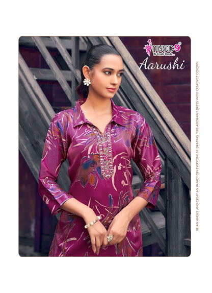 Aarushi Vol 1 Mystic 9 Roman Co Ord Set Manufacturer Ahmedabad