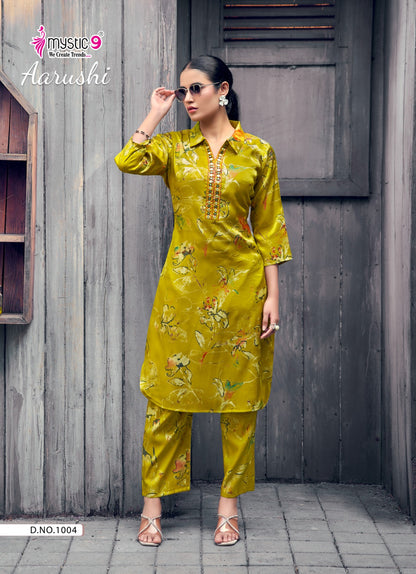 Aarushi Vol 1 Mystic 9 Roman Co Ord Set Manufacturer Ahmedabad