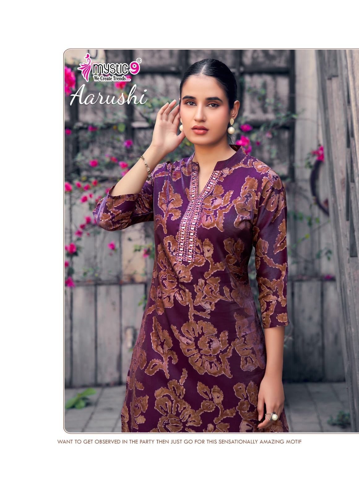 Aarushi Vol 1 Mystic 9 Roman Co Ord Set Manufacturer Ahmedabad