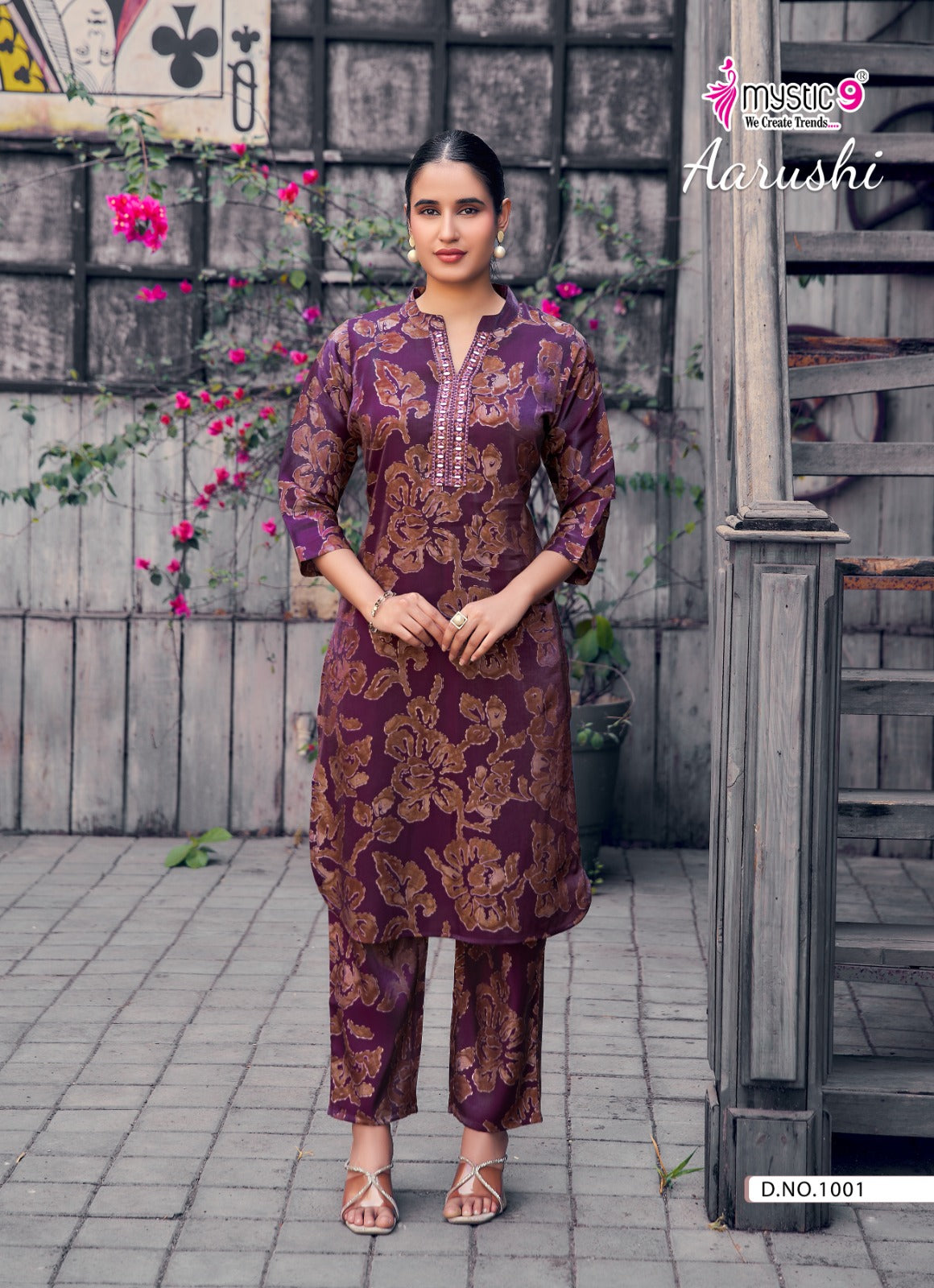 Aarushi Vol 1 Mystic 9 Roman Co Ord Set Manufacturer Ahmedabad