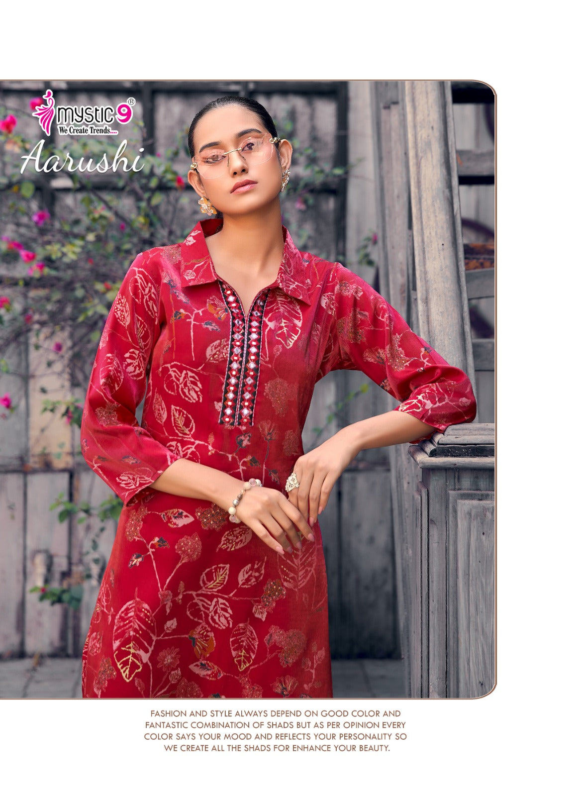 Aarushi Vol 1 Mystic 9 Roman Co Ord Set Manufacturer Ahmedabad