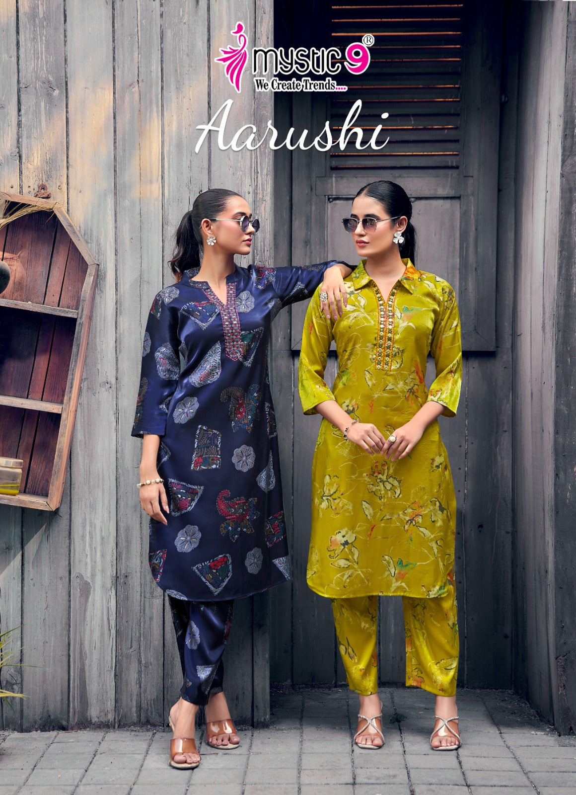 Aarushi Vol 1 Mystic 9 Roman Co Ord Set Manufacturer Ahmedabad
