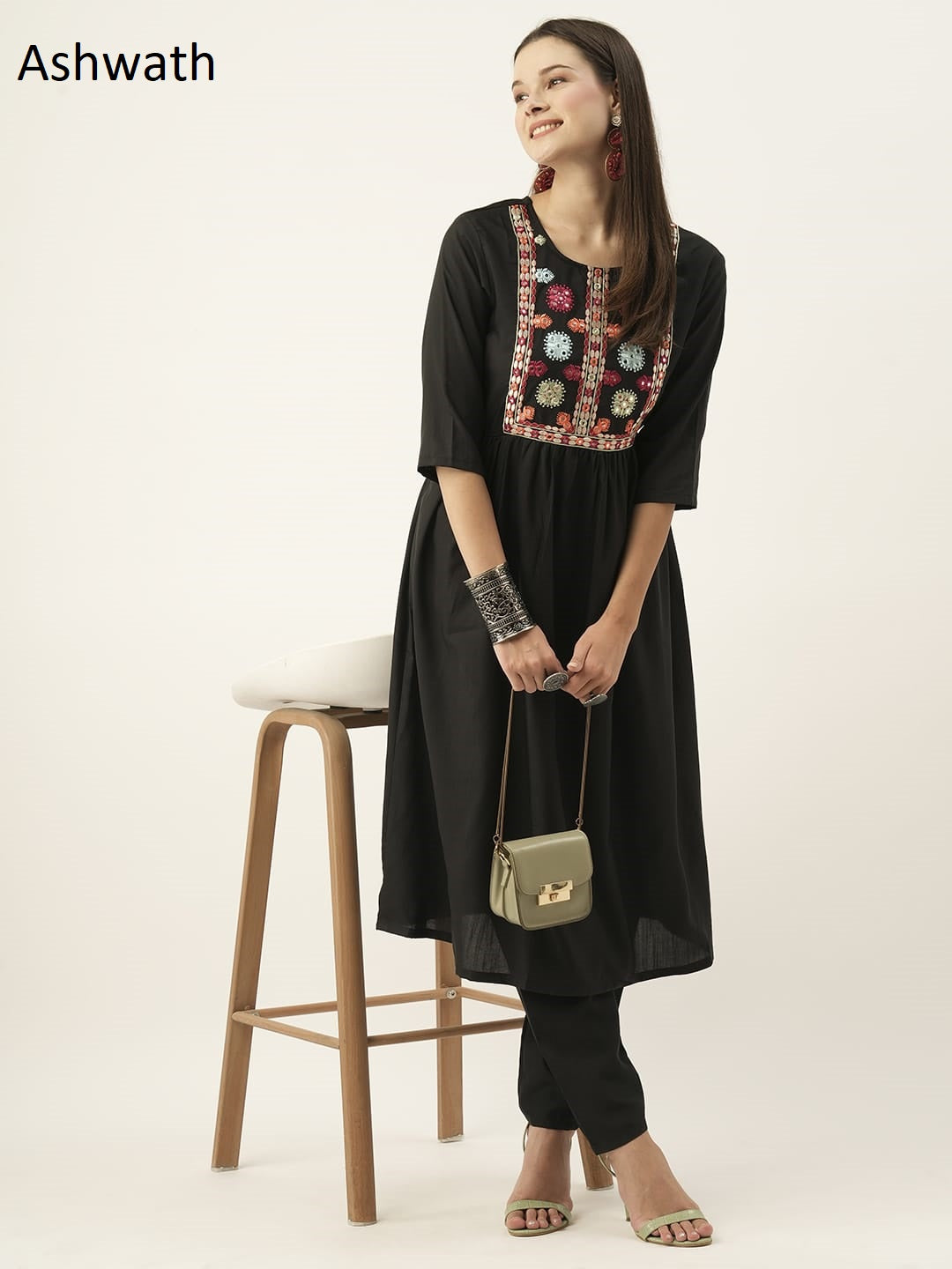 Aarvi Ashwath Magic Cotton Anarkali Kurtis Exporter Gujarat