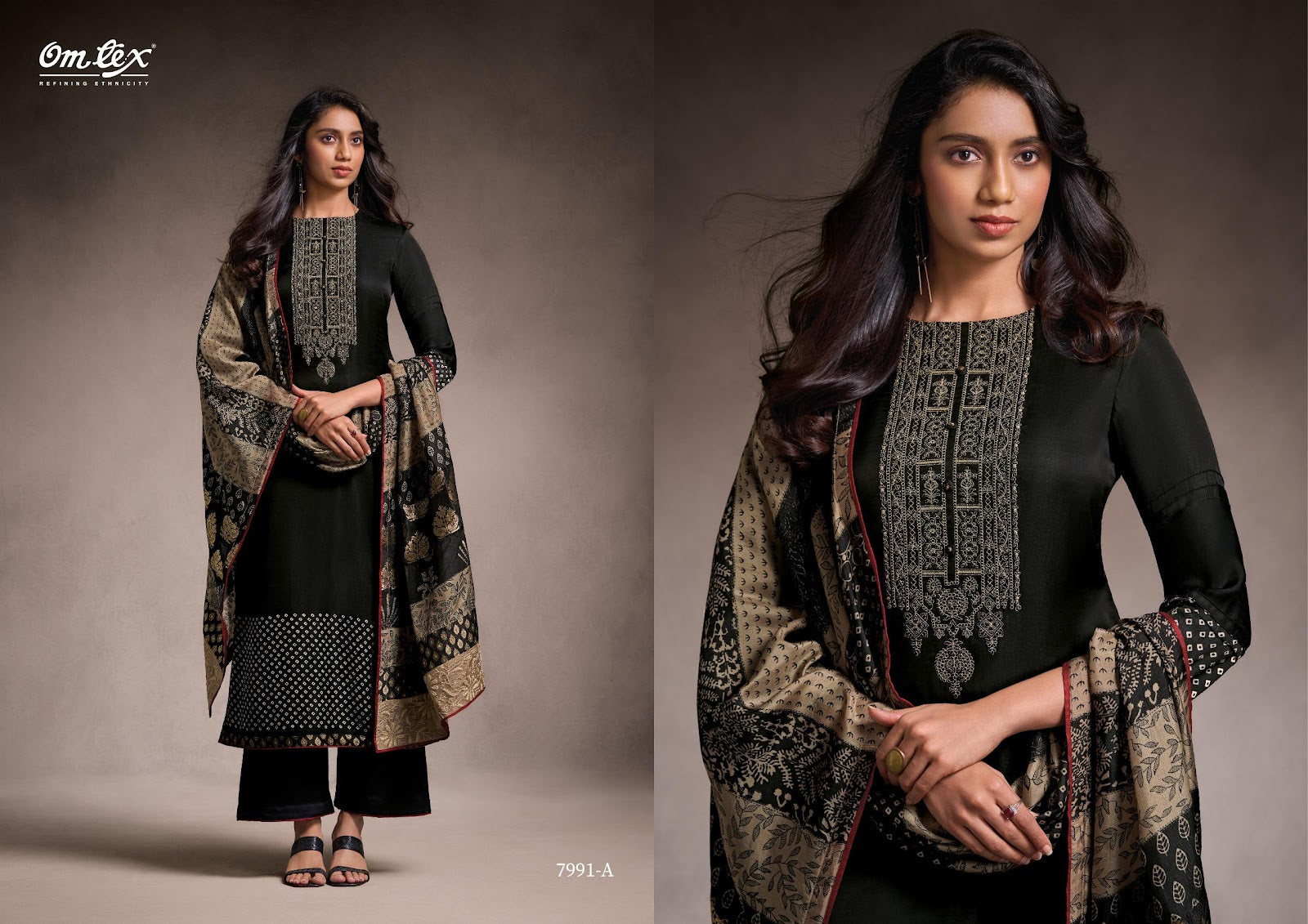 Aarvi Attire Omtex Silk Pant Style Suits Exporter