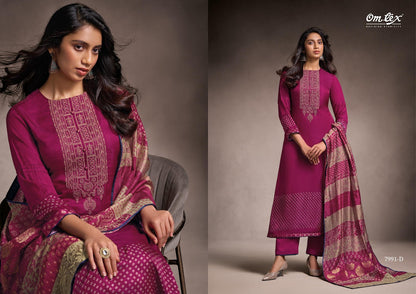 Aarvi Attire Omtex Silk Pant Style Suits Exporter