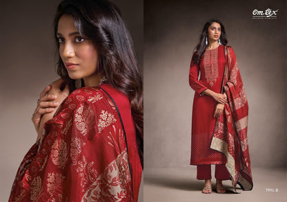 Aarvi Attire Omtex Silk Pant Style Suits Exporter
