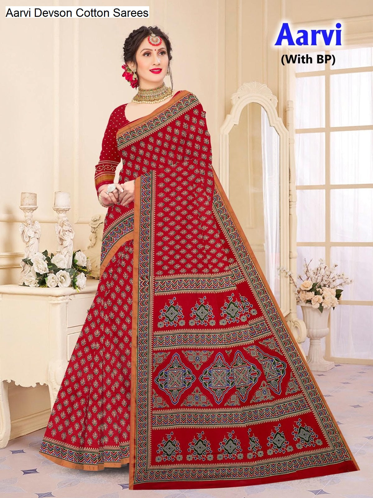 Aarvi Devson Cotton Sarees Manufacturer