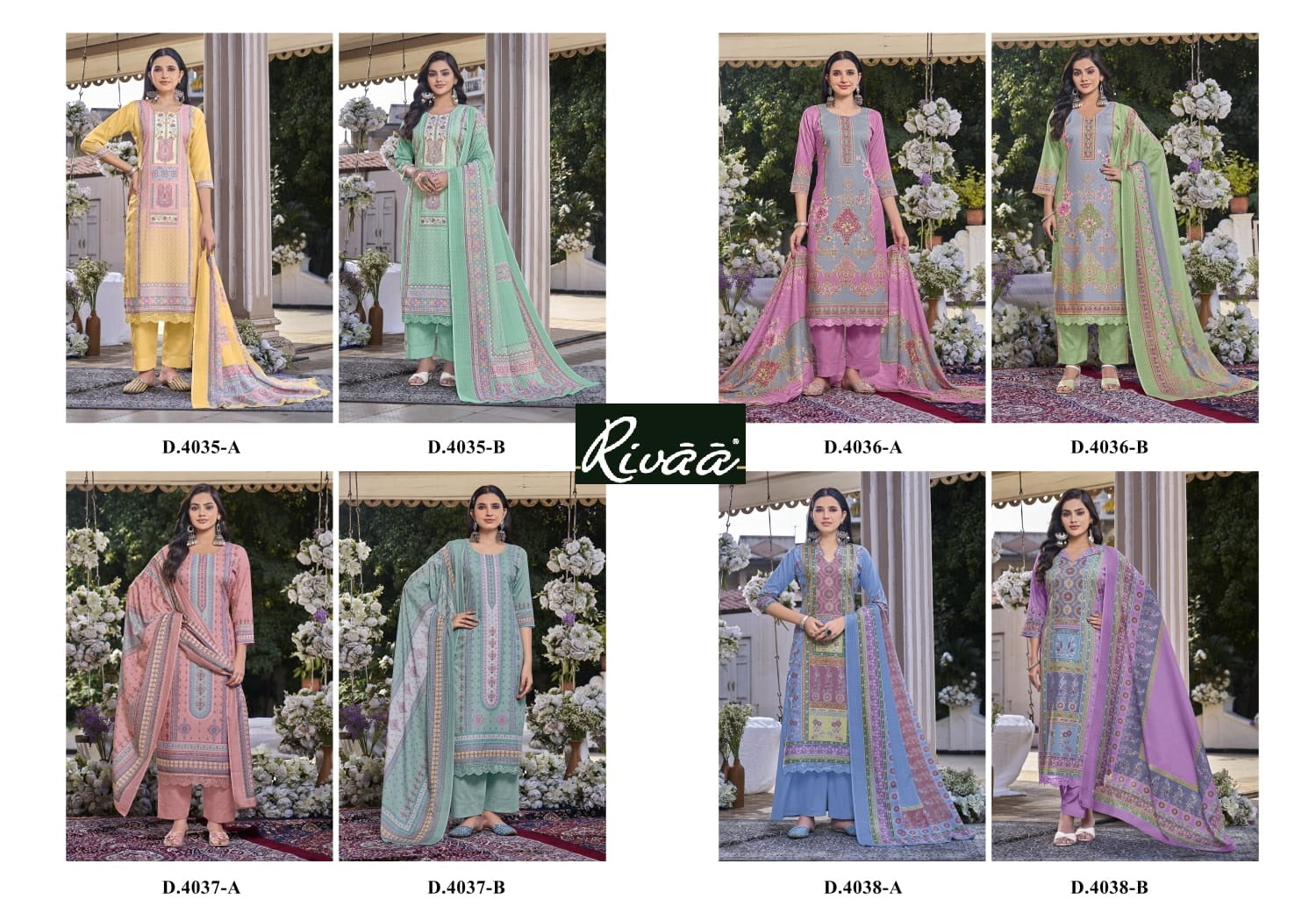 Aarvi Rivaa Cotton Karachi Salwar Suits Manufacturer